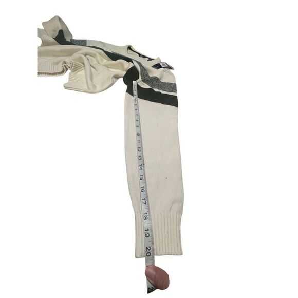 Izod Mens Vanilla Ice/Green  Crewneck  Sweater Sz L NWT - Picture 9 of 9